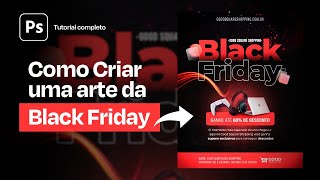 Como criar arte da BLACK FRIDAY no PHOTOSHOP para o INSTAGRAM | SOCIAL MEDIA