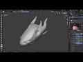 How to scult a basic dragon's head? Blender tutorial.