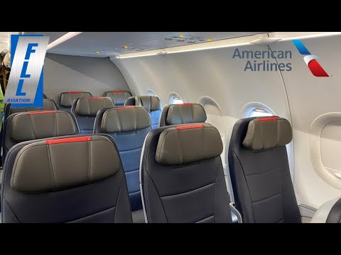 Trip Report: American Airlines Airbus A321: MAIN CABIN - YouTube