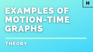 Higher Physics | Our Dynamic Universe | Examples of Motion-Time Graphs | THEORY