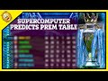 SUPERCOMPUTER PREDICTS PREMIER LEAGUE TABLE!!