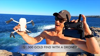 DRONE with Metal Detector Found $1,000 GOLD Ring **Owners FUNNIEST Reaction**