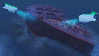 JUEGO AL SUBMARINO DEL TITANIC Y SU HUNDIMIENTO - ROBLOX