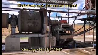 Zimbabwe Rock Chromite Chrome Ore Processing With Ball Mill Spiral Chute Separators Mining Machine