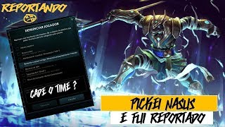 PICKEI NASUS TOP E FUI REPORTADO