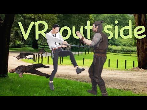 Escape the MATRIX VR Full Body Tracking outside!