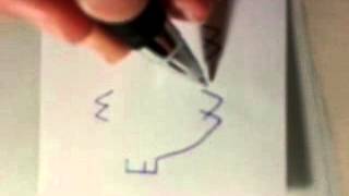 Como dibujar un cerdo con letras