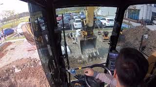 CAT314F and Engcon Tiltrotator 토공 농어촌4