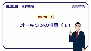 【高校生物】　植物生理3　オーキシンの性質（１）（２２分）