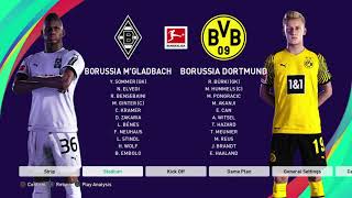 eFootball PES 2021 SEASON UPDATE Dortmund vs M'Gladbach New JERSEY, PLAYER, NUMBER