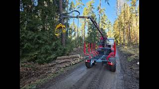 Zetor 5245 mit Rückewagen