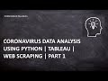 Python Webscraping| Covid 19| Covid 19 Data Analysis| Python| Part 1