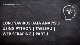 Python Webscraping| Covid 19| Covid 19 Data Analysis| Python| Part 1