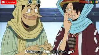 Momen lucu luffy meniru kru shp - One Piece Funny Moment