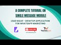 Lead Wave - How to use Single Message Module