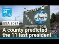 USA 2024: Inside the only county that predicted the 11 last president • FRANCE 24 English