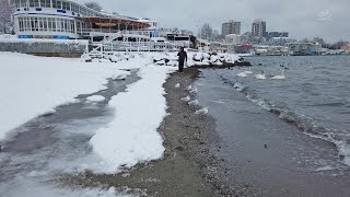 Белое на черном! Снегопад превратил Анапу в столицу Сибири | пародия «Нарьян-Мар, Мой Нарьян-Мар»