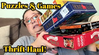 Spontaneous Thrifted Puzzle Haul! (& Games)