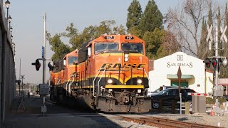 BNSF Freight Train Testing for the Foothill Gold Line Extension in San Dimas! 1/25/2025