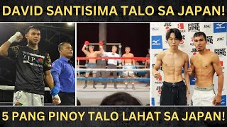 DAVID SANTISIMA TALO sa Japan! 5 PINOY talo Lahat!