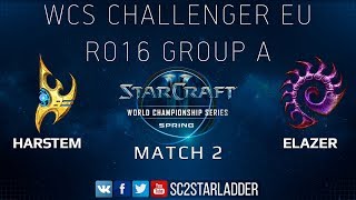 2019 WCS Spring Challenger EU - Ro16 Group A Match 2: Harstem (P) vs Elazer (Z)