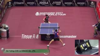 2017 Qatar Open (WS-R32) GU Yuting Vs HIRANO Miu [Full Match|720p]