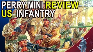 US WW2 INFANTRY PERRY MINIATURES REVIEW! I use these for BOLT ACTION! 28mm Plastic Soldiers!!!