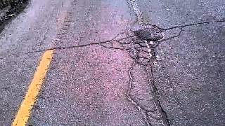 Bumpy ride along Montreal's de Maisonneuve bike path