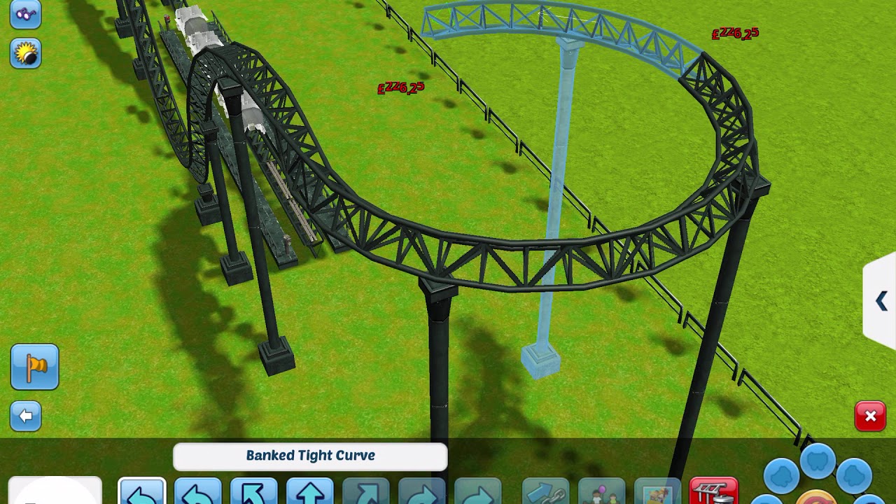 Rct3 Giga Coaster Build - YouTube