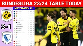 Germany Bundesliga Table Updated Today ¦ DORTMUND vs BOCHUM ¦ Bundesliga Table & Standings 2023/2024