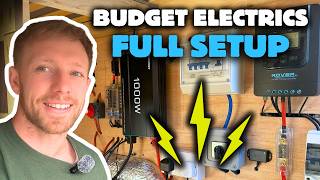 My Ford Transit Camper Conversion ELECTRICS SETUP 12/240v + Solar