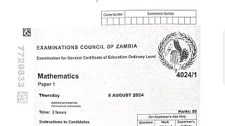 2024 GCE Maths Paper 1 Question 15 (b) . Calculus