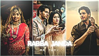 Rabba Janda 😍 Sidharth Love Rashmika ❤️ // HDR Full Screen Status // Love WhatsApp Status