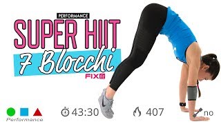 Performance HIIT! Workout Brucia Grassi Ad Elevata Sollecitazione Muscolare