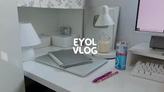 (sub)VLOG_기말고사 벼락치기 하는 하루살이 브이로그, 반조리 식품으로 연명하는 대학생의 시험기간 일상, 자취생 브이로그