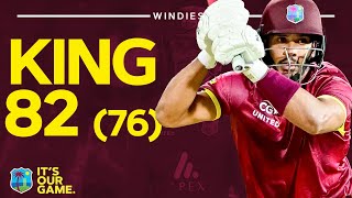 8 FOURS and 3 SIXES | Brandon King Scores Impressive Half-Century | West Indies v Bangladesh