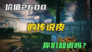 价值2600的传说皮，你们知道吗？【CODM茶颜哥哥】