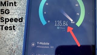 Mint Mobile 5G Speed Test on iPhone 12!