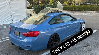 Took my FAKE M4 to a bmw car meet!