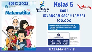 Kurikulum Merdeka Kelas 5 Matematika Edisi 2022 | Bab 1 | Halaman 1 - 9