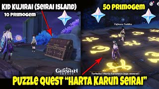 Guide Kid Kujirai (Seirai Island) & Quest "Harta Karun Seirai" - Genshin Impact