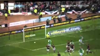 Scottish Cup Final 2012: Hibs v Hearts- Danny Grainger's Penalty (HD)