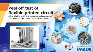 Peel off test of flexible printed circuit (Complies with part of IEC 249-1: 1982 and 326-2: 1990）