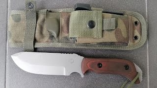 NS4 Nóż Survivalowy GP Knives Grzegorz Prządka, stal D2/ Polish made Military Survival Knive