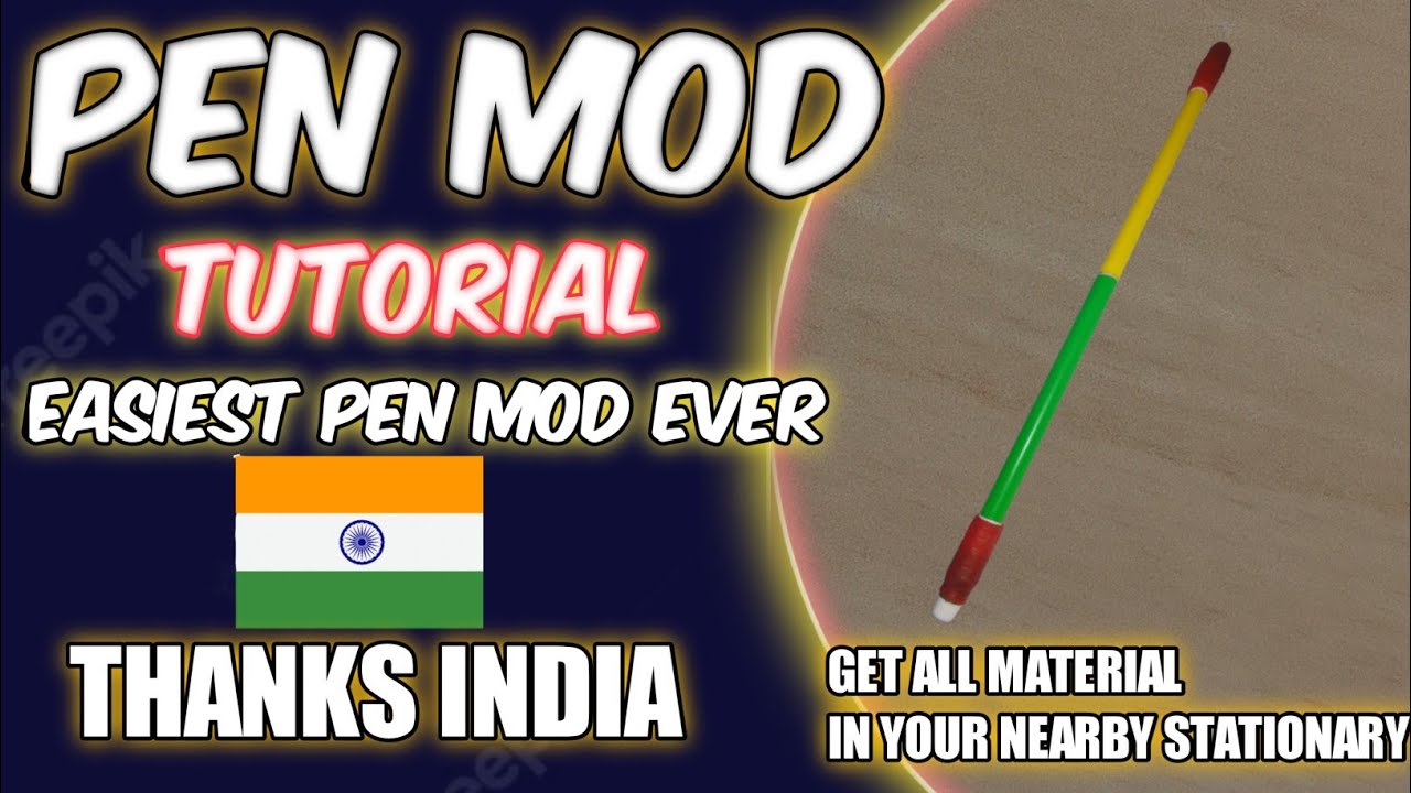 How To Make Pen Mod Make Easiest Pen Mod Within 4 Minutes Indian