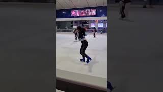 I made an edit of me ice skating to my new song