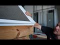 How to install drip edge along the rake of the roof 2/3. | Cenvar Roofing