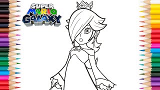 Coloring Rosalina - Mario Coloring Pages | Labolina Coloring TV