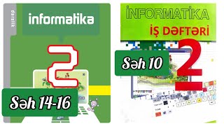 2-ci sinif İnformatika dərslik səh 14,15,16. İş dəftəri səh 10. Tapmacalar. Dərs 5