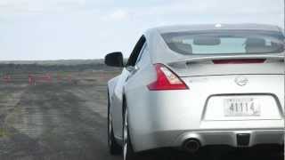 Nissan 370Z Chased By Ford Mustang ADSI Autocross